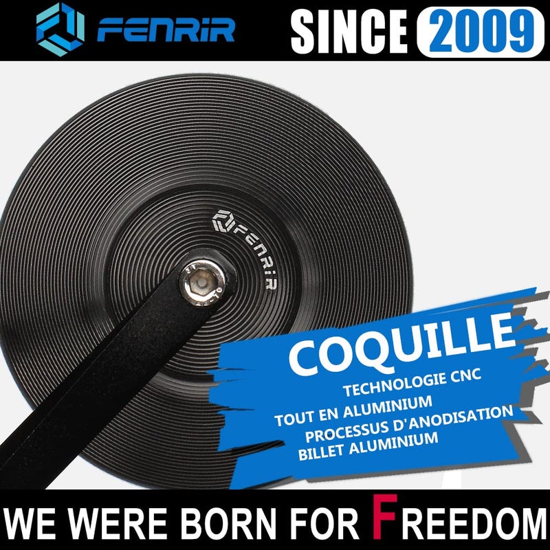 FENRIR Motorcycle bar end mirror for SV650 Rebel1100 CB1000R CB650R CB300R XSR700 XSR900 Z650RS Z900RS Vulcan S RnineT R18 Monster Scrambler Vitpilen Svartpilen V7 V9 Trident660 Speed Twin Bonneville - Image 4
